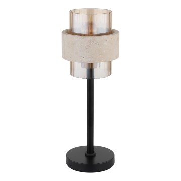 Globo - Stolová lampa 1xE27/40W/230V travertín