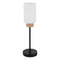 Globo - Stolová lampa 1xE27/60W/230V čierna/biela