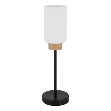 Globo - Stolová lampa 1xE27/60W/230V čierna/biela