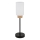 Globo - Stolová lampa 1xE27/60W/230V čierna/biela