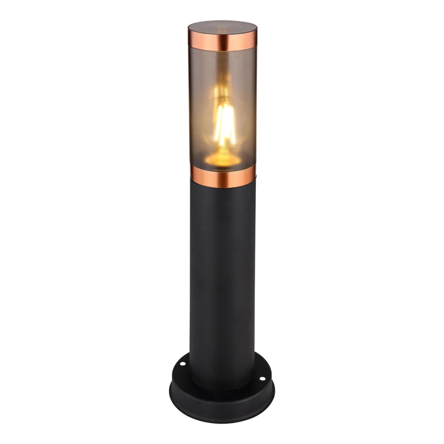 Globo - Vonkajšia lampa 1xE27/23W/230V IP44 45 cm čierna/meď