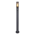 Globo - Vonkajšia lampa so senzorom 1xE27/15W/230V IP44 110 cm čierna