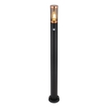 Globo - Vonkajšia lampa so senzorom 1xE27/15W/230V IP44 110 cm čierna/meď