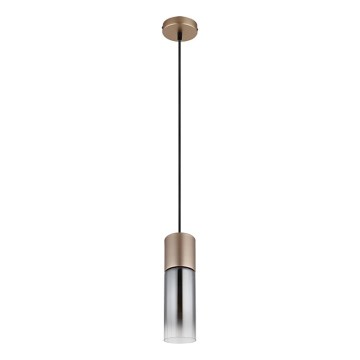 Globo - Závesné svietidlo na kábli 1xE27/25W/230V bronzové pr. 10,5 cm