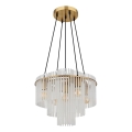 Globo - Závesný luster na lankách 5xE27/60W/230V zlatý