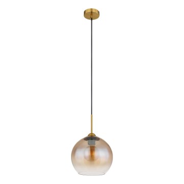 Globo - Závesný luster na lanku 1xE27/60W/230V mosadz