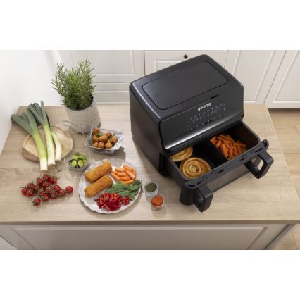 GORENJE AF2700BP - Teplovzdušná fritéza 9 l 2700W/230V čierna