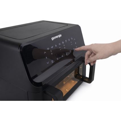 GORENJE AF2700BP - Teplovzdušná fritéza 9 l 2700W/230V čierna