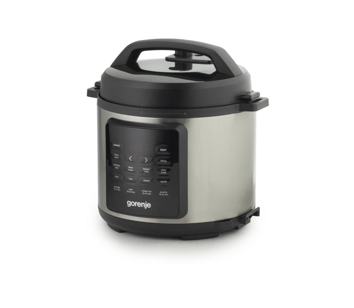 GORENJE GMC6SBK - Multifunkčný elektrický hrniec 6 l 8 v 1 1000 W/230 V nerez 746001