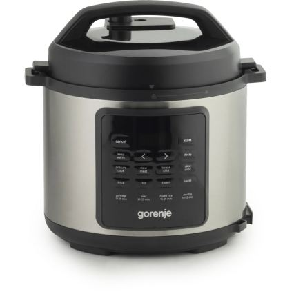 GORENJE GMC6SBK - Multifunkčný elektrický hrniec 6 l 8 v 1 1000 W/230 V nerez