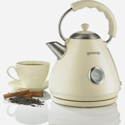 GORENJE K17CLI - Rýchlovarná kanvica 1,7 l 2200W/230V béžová