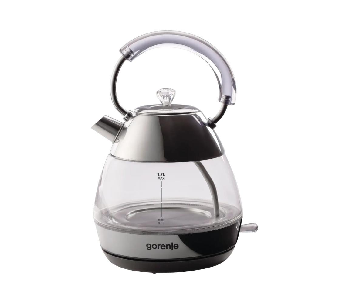 GORENJE K17GPD - Rýchlovarná kanvica 1,7 l 2200W/230V číra/nerez 739690
