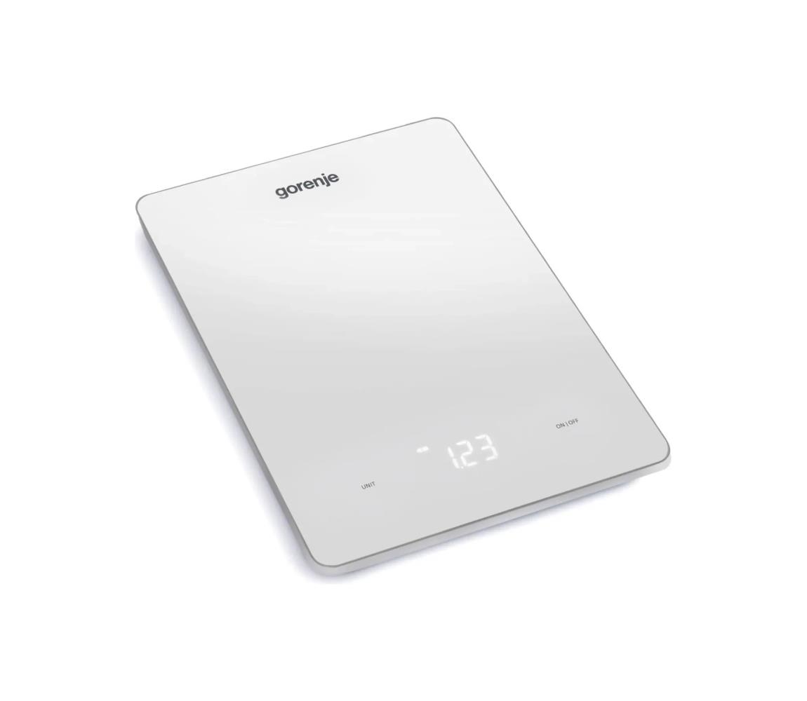 GORENJE KT10LBW - Digitálna kuchynská váha 3xAAA biela 739429