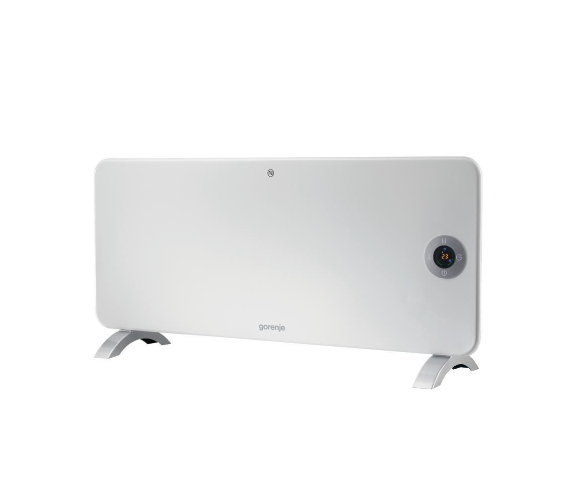 GORENJE OPTIHEAT 2000EWP - Inteligentný elektrický priamotop/konvektor 2000W Wi-Fi biela 731709