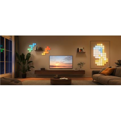 Govee - 10x inteligentný mini RGBIC panel Wi-Fi