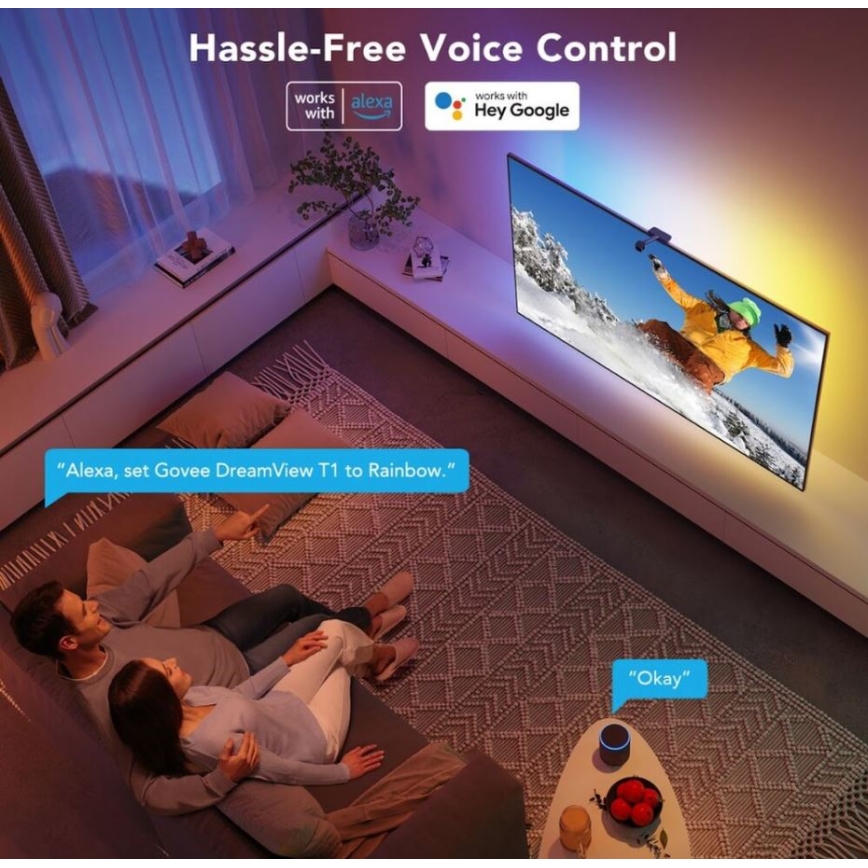 Govee - DreamView TV 55-65 SMART LED podsvietenie RGBIC Wi-Fi
