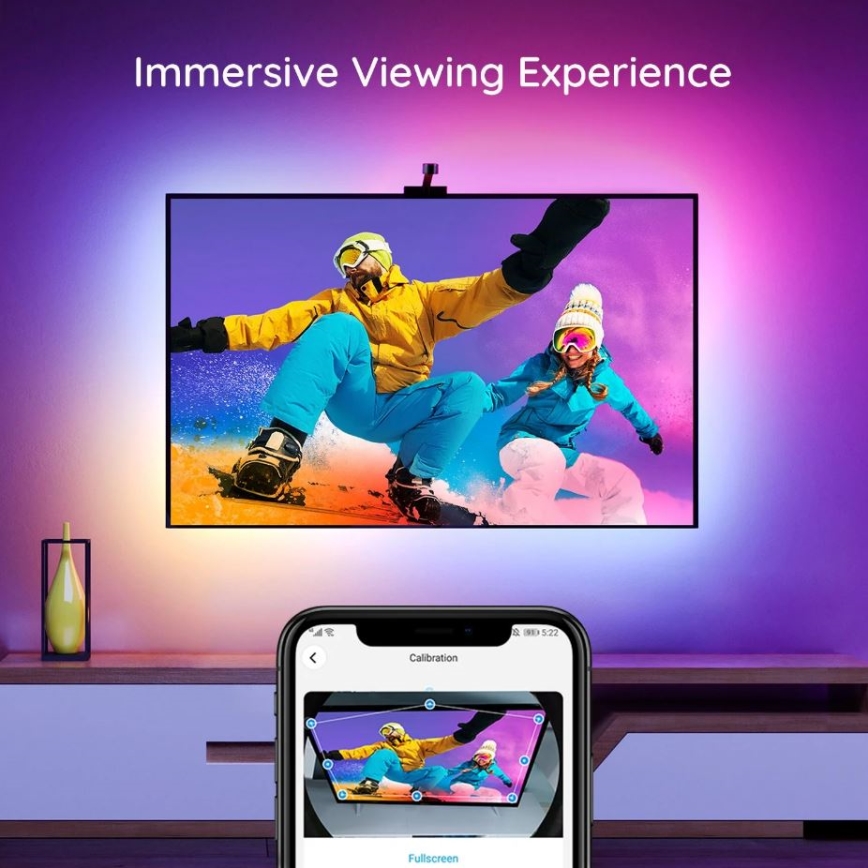 Govee - DreamView TV 55-65 SMART LED podsvietenie RGBIC Wi-Fi