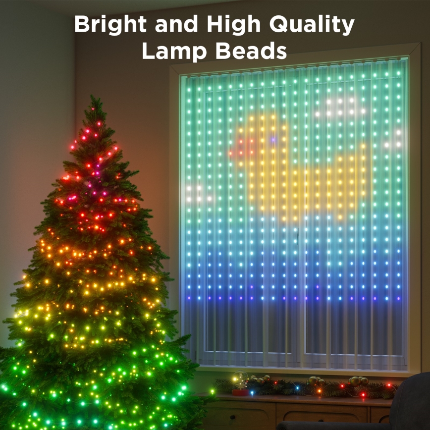 Govee - LED RGB Stmievateľná dekoračná reťaz LED/15W/230V IP65 Wi-Fi