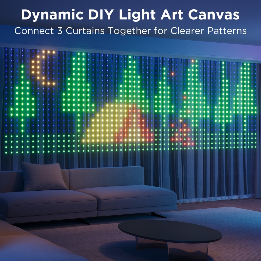 Govee - LED RGB Stmievateľná dekoračná reťaz LED/15W/230V IP65 Wi-Fi