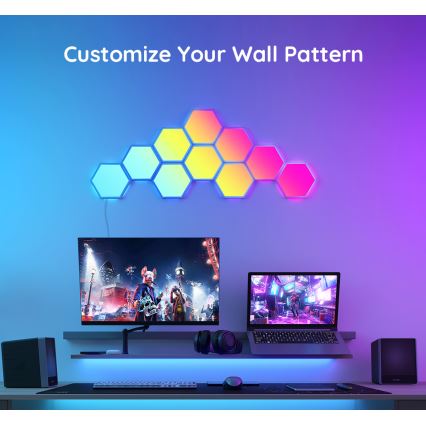 Govee - Rozširujúci sada 2x LED RGB Stmievateľný panel LED/7,2W/230V Wi-Fi