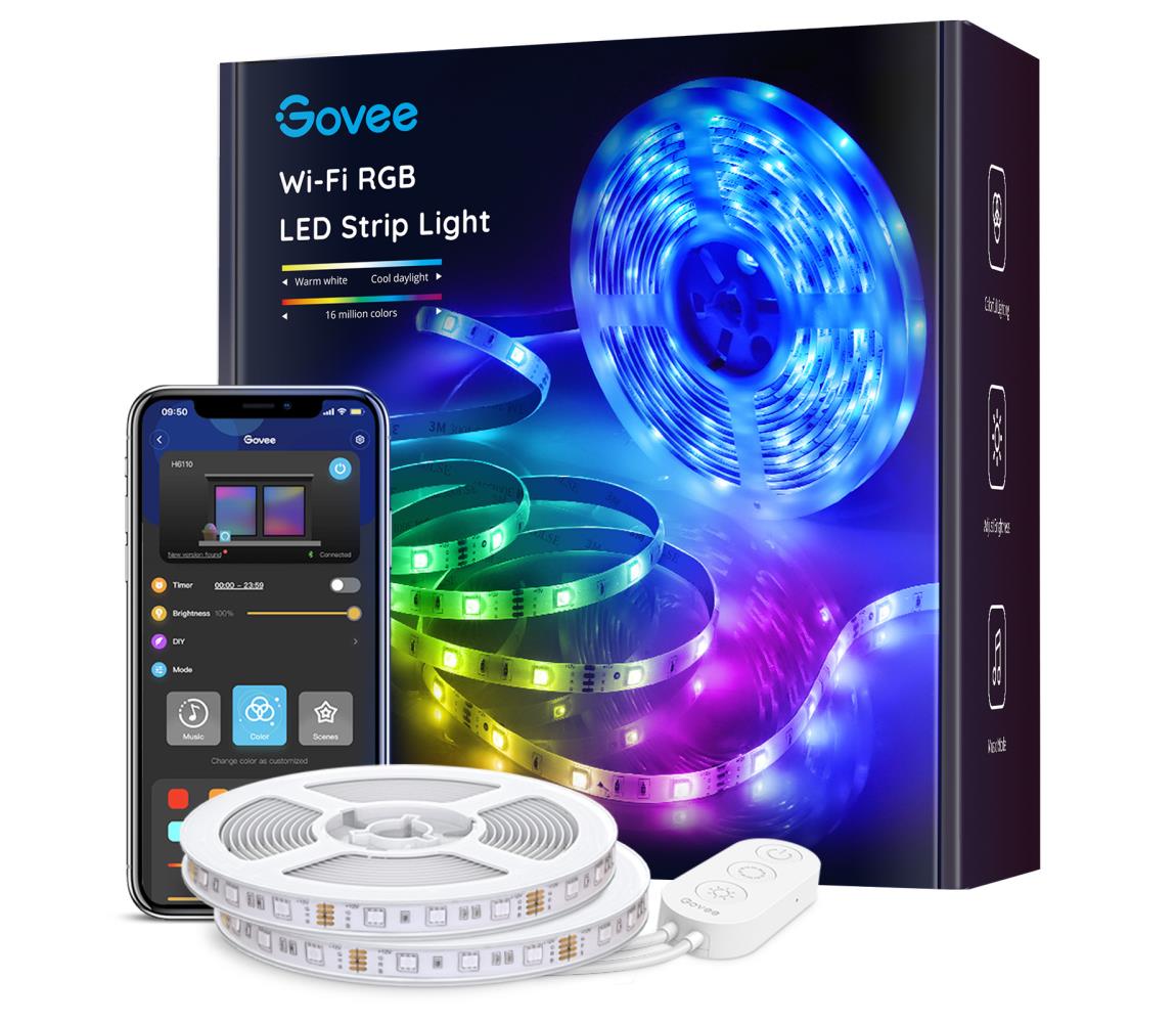 Govee - LED RGB Stmievateľný pásik SMART LED/36W/24V 10m Wi-Fi H61103A3