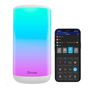 Govee - LED RGBIC Stmievateľná stolná lampa AURA 2 2200-6500K Wi-Fi Matter
