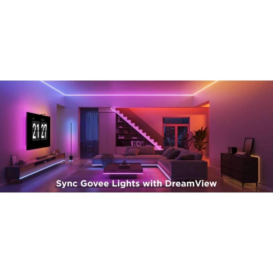 Govee - LED RGBICW Stmievateľný pásik COB 3780 diód 3m Wi-Fi Matter