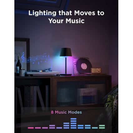 Govee - LED RGBICWW Stmievateľná stolná lampa CLASSIC MATTER LED/10W/5V 4800mAh Wi-Fi