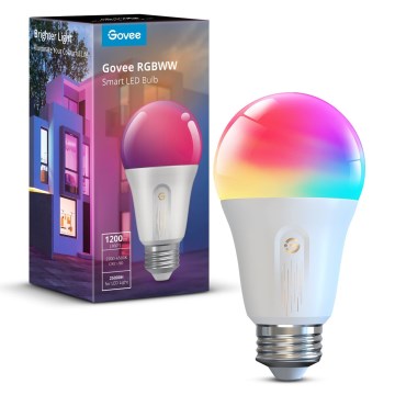 Govee - LED RGBWW Stmievateľná žiarovka Smart MATTER E27/12W/230V 2700-6500K Wi-Fi