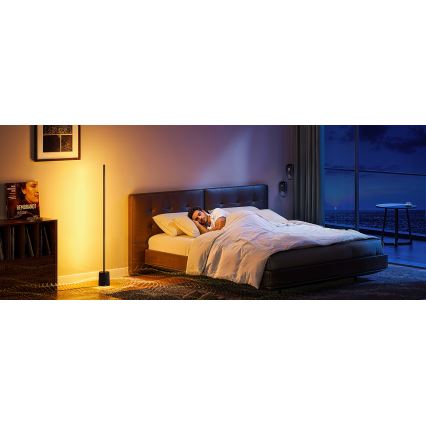 Govee - LED Stmievateľná stojacia lampa s reproduktorom Pro RGBICWW 2200-6500K Wi-Fi + diaľkové ovládanie