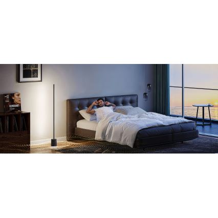 Govee - LED Stmievateľná stojacia lampa s reproduktorom Pro RGBICWW 2200-6500K Wi-Fi + diaľkové ovládanie