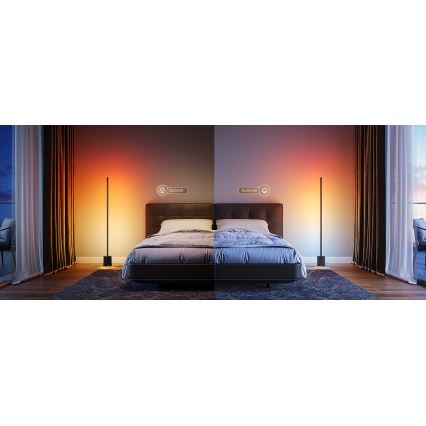 Govee - LED Stmievateľná stojacia lampa s reproduktorom Pro RGBICWW 2200-6500K Wi-Fi + diaľkové ovládanie