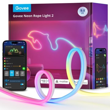 Govee - Neon 2 MATTER ohybný LED pás 3m RGBIC Wi-Fi