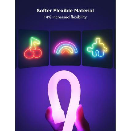 Govee - Neon 2 MATTER ohybný LED pásik 5m RGBIC Wi-Fi IP67
