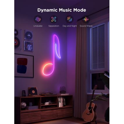Govee - Neon 2 MATTER ohybný LED pásik 5m RGBIC Wi-Fi IP67