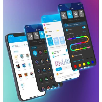 Govee - Neon SMART ohybný LED pásik RGBIC 2m Wi-Fi IP67