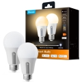 Govee - SADA 2x LED Stmievateľná žiarovka Smart MATTER A60 E27/9W/230V 2700-6500K Wi-Fi