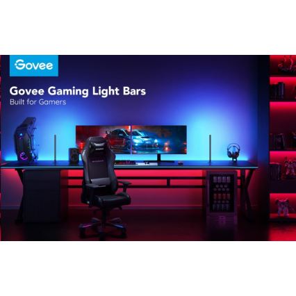 Govee - SADA 2x Smart Gaming Wi-Fi LED RGBIC Panely + Smart Dual + diaľkové ovládanie