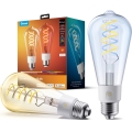 Govee - SADA 2xLED RGBWW Stmievateľná žiarovka Smart MATTER ST64 E27/5W/230V 2700-6500K Wi-Fi