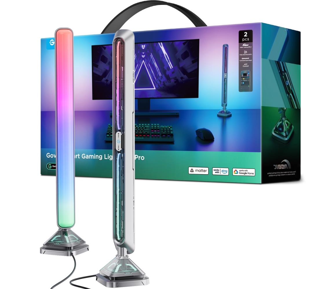 Govee - Smart RGBIC Gaming Pro svetelné panely Matter Wi-Fi H8048C81
