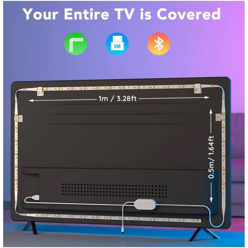 Govee - TV 46-60" SMART LED podsvietenie RGB