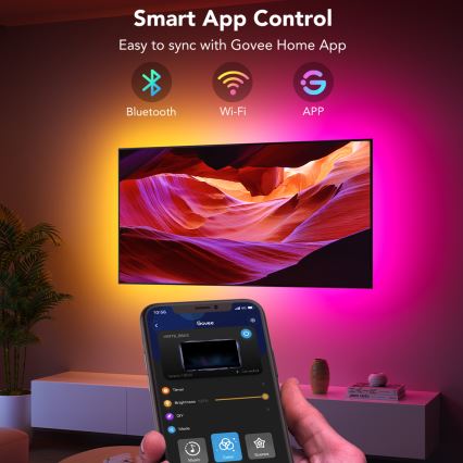 Govee - TV 55-65 SMART LED podsvietenie RGBIC Wi-Fi