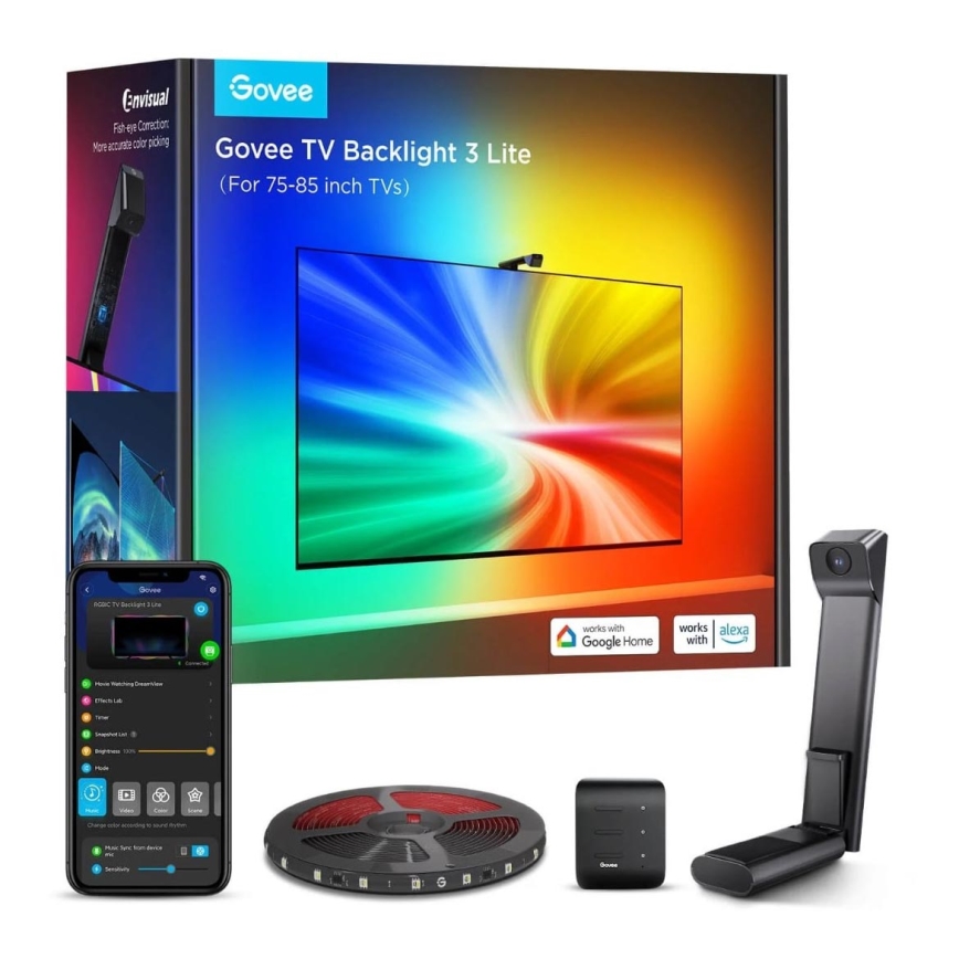 Govee - TV Backlight 3 Lite TV 75-85" SMART LED podsvietenie RGBICW Wi-Fi IP67