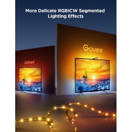 Govee - TV Backlight 3 Lite TV 75-85" SMART LED podsvietenie RGBICW Wi-Fi IP67