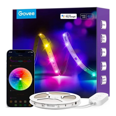 Govee - Wi-Fi RGBIC PRO Smart LED pásik 10m