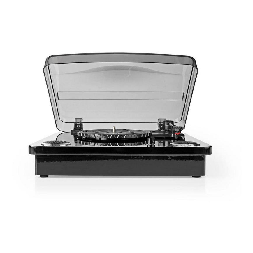 Gramofón s prevodom cez rozhranie USB 2x9W + kryt proti prachu