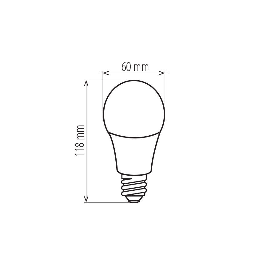 Greenlux GXLZ205 - LED žárovka E27/13W/230V