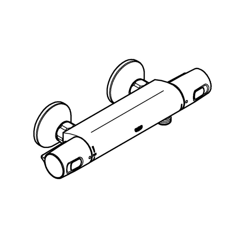 GROHE 1022172432 - Termostatická sprchová batéria PRECISION TREND čierna