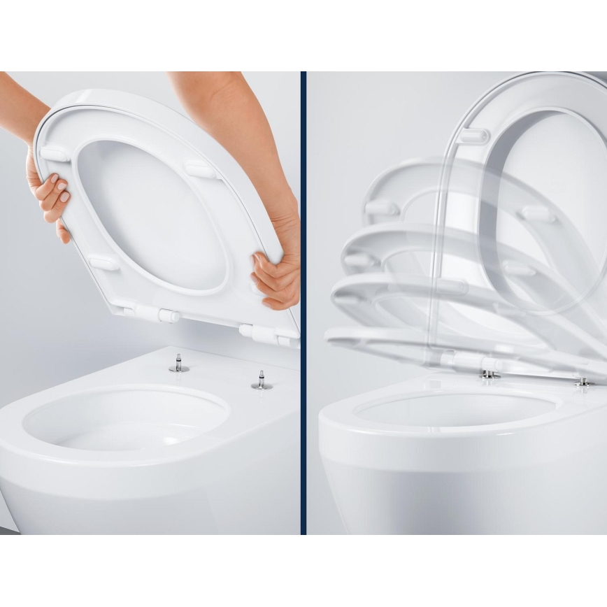 GROHE 102513SH00 - WC súprava EURO CERAMIC 67,3 x 37,6 x 79,2 cm keramika/biela