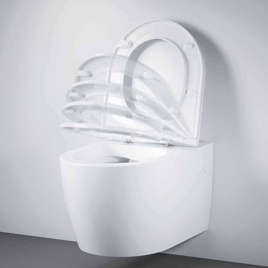 GROHE 103848SH00 - Závesné WC START ROUND keramické 368 × 543 mm DuroWhite